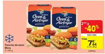 Carrefour Market Tranche de bami Mora 4x80 g aanbieding