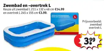 Kruidvat Zwembad en -overtrek L aanbieding