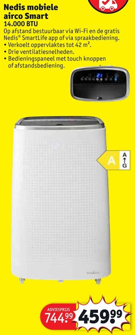 Kruidvat Nedis mobiele airco Smart aanbieding