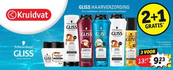 Kruidvat GLISS HAARVERZORGING aanbieding