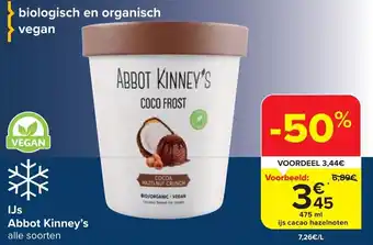 Carrefour Abbot Kinney's alle soorten 475 ml aanbieding