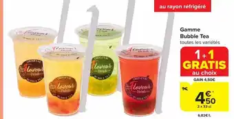 Carrefour Market Gamme Bubble Tea toutes 2 x 33 cl aanbieding