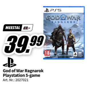 MediaMarkt God of War Ragnarok Playstation 5-game aanbieding