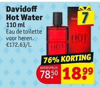 Kruidvat Davido hot water 110 ml aanbieding