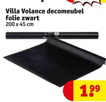 Kruidvat Villa volance decomeubel folie zwart 200 x 45 cm aanbieding