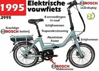 Elektrische vouwfiets