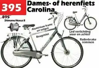 iTEK Dames- of herenfiets carolina aanbieding