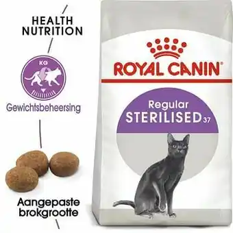 Zooplus 10kg Sterilised 37 Royal Canin Kattenvoer aanbieding