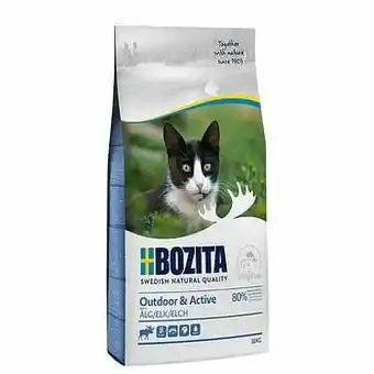 Zooplus 2x2kg Feline Outdoor & Active Bozita Kattenvoer aanbieding