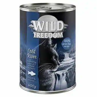 Zooplus Wild Freedom Adult Kattenvoer 6 x 400 g Wild Hills - Eend & Kip aanbieding