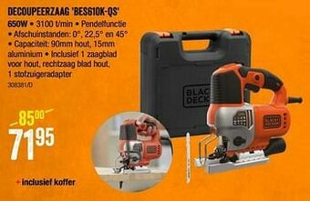 HandyHome Black + decker decoupeerzaag bes610k-qs aanbieding