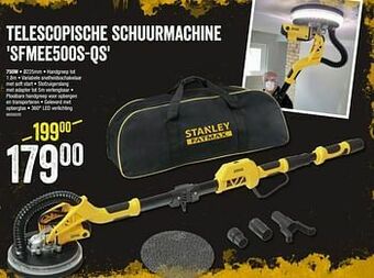 HandyHome Stanley telescopische schuurmachine sfmee500s-qs aanbieding