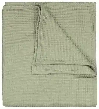 HEMA Bedsprei Wafel Groen (groen)