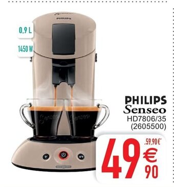 Cora Philips Senseo HD7806/35 aanbieding