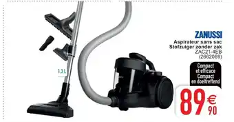 Zanussi Aspirateur sans sac Stofzuiger zonder zak ZAC21-4EB