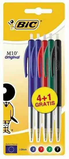 ToyChamp Bic M10 assortie 4+1 GRATIS aanbieding