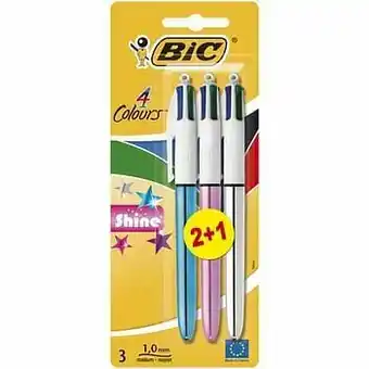 Bic 4 Colours Shine 2+1 GRATIS