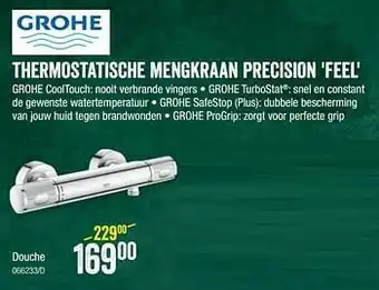 Thermostatische mengkraan precision feel douche