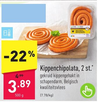 ALDI Kippenchipolata, 2 st. aanbieding