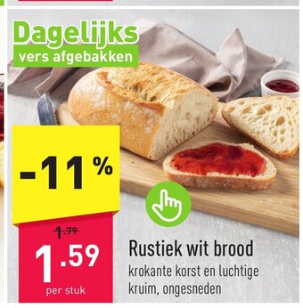 ALDI Rustiek wit brood aanbieding