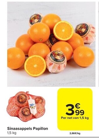 Carrefour Sinaasappels papillon aanbieding