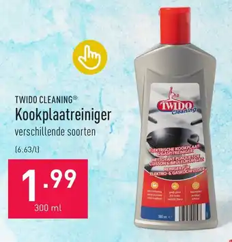 ALDI TWIDO CLEANING Kookplaatreiniger 300ml aanbieding