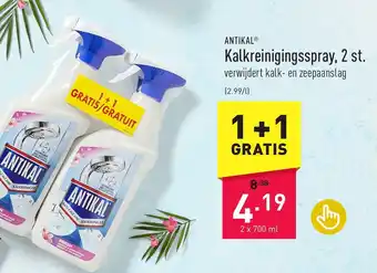ALDI ANTIKAL KALKREINIGER 2st aanbieding