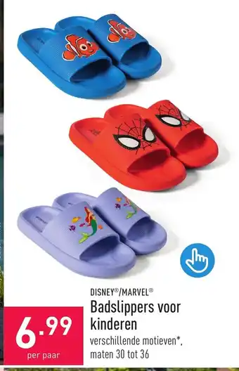 ALDI DISNEY Badslippers voor kinderen aanbieding