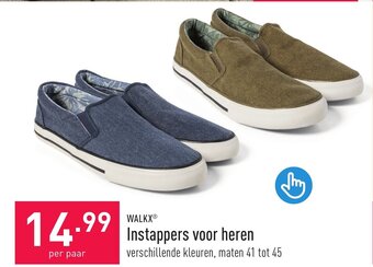 ALDI WALKX Instappers voor heren aanbieding