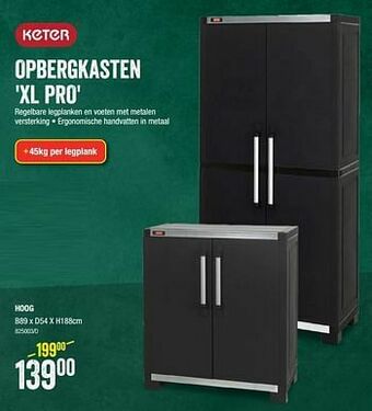 Opbergkasten xl pro hoog