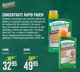 HandyHome Concentrate rapid paden aanbieding