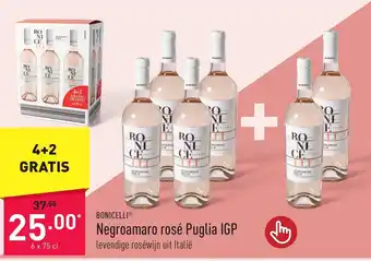 ALDI BONICELLI Negroamaro rosé Puglia IGP aanbieding