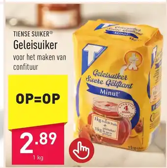 ALDI TIENSE SUIKER Geleisuiker aanbieding