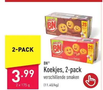 ALDI BN Koekjes, 2-pack aanbieding