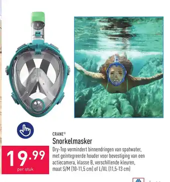 ALDI CRANE Snorkelmasker per stuk aanbieding
