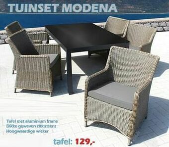 iTEK Tafel aanbieding