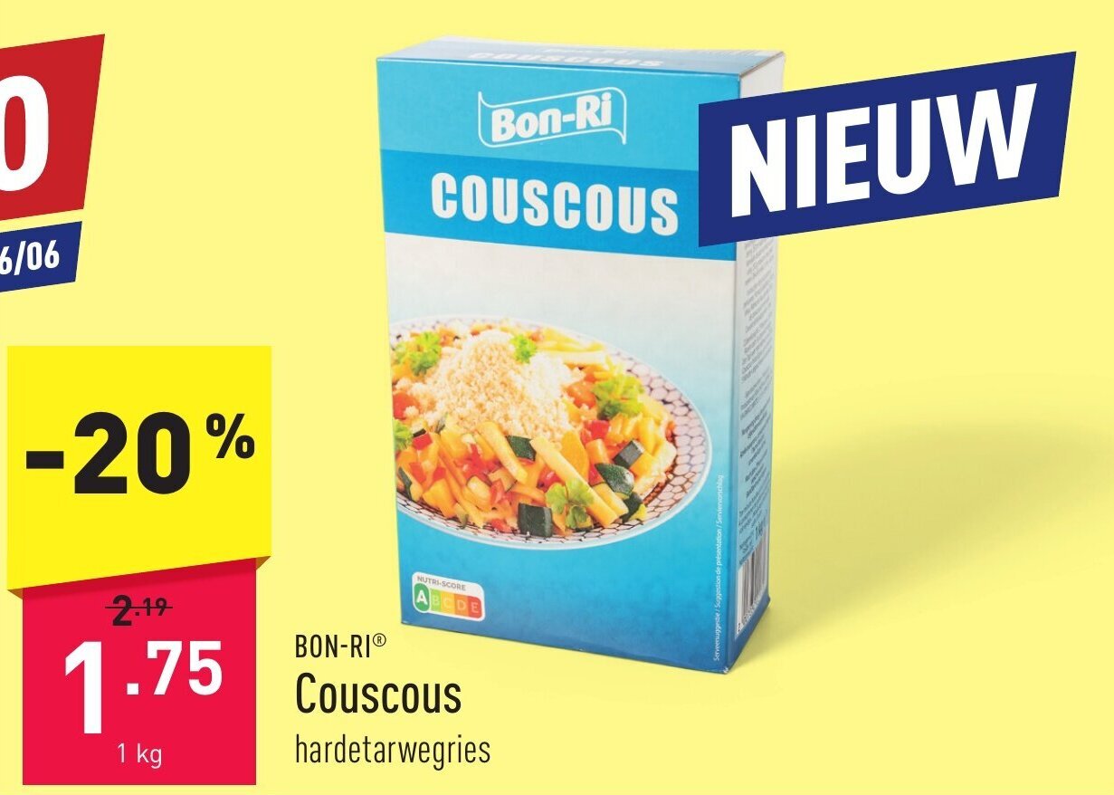 BonRi COUSCOUS promotie bij ALDI