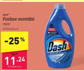 ALDI DASH Vloeibaar wasmiddel aanbieding