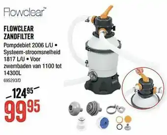 HandyHome Flowclear zandfilter aanbieding