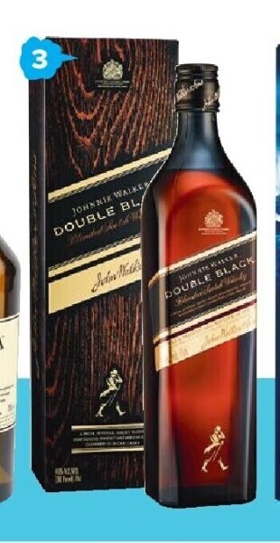 Carrefour Whisky johnnie walker double black aanbieding