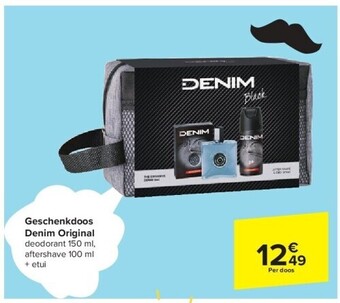 Carrefour Geschenkdoos denim original aanbieding