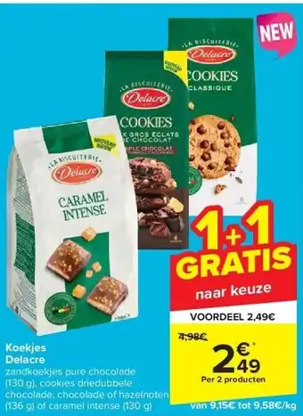 Carrefour Koekjes delacre aanbieding