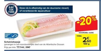 Carrefour Schelvishaasje aanbieding