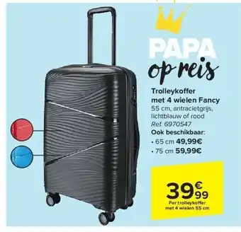 Carrefour Trolleyko er met 4 wielen fancy aanbieding