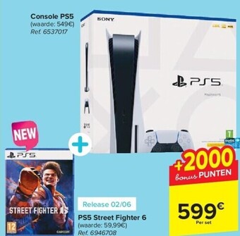 Carrefour Ps5 street fighter 6 aanbieding