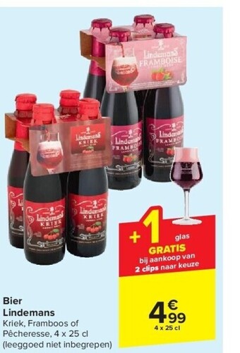 Carrefour Bier lindemans aanbieding