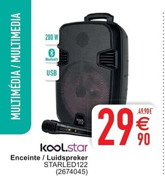 Cora Kool.star Enceinte / Luidspreker Starled122 aanbieding