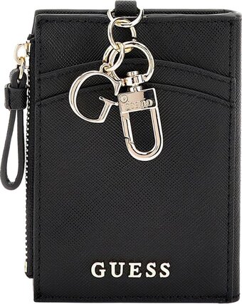 Bol.com Guess card case keyring dames portemonnee - zwart aanbieding
