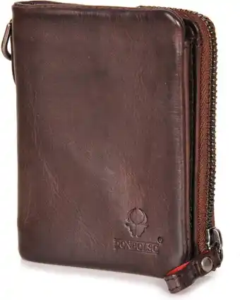 Donbolso® ladies slim wallet rio i mini ladies leather wallet i 4 card slots & rfid blocker i vele kleuren, waaronder zwart &