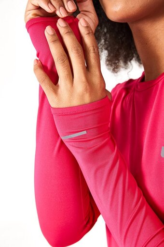 Bol.com Cúpla women's activewear long sleeve t-shirt sportswear for training gym running yoga with finger holes aanbieding